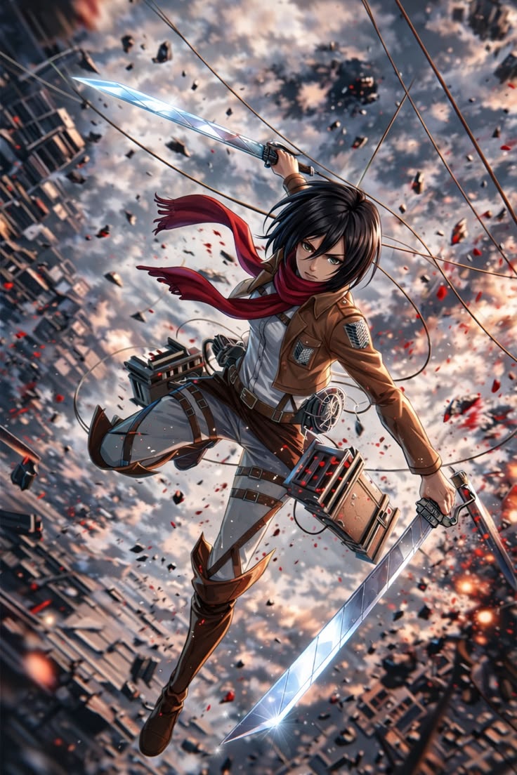 Action Anime Scene